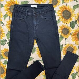 KanCan Midrise Black Skinny Jeans - Long